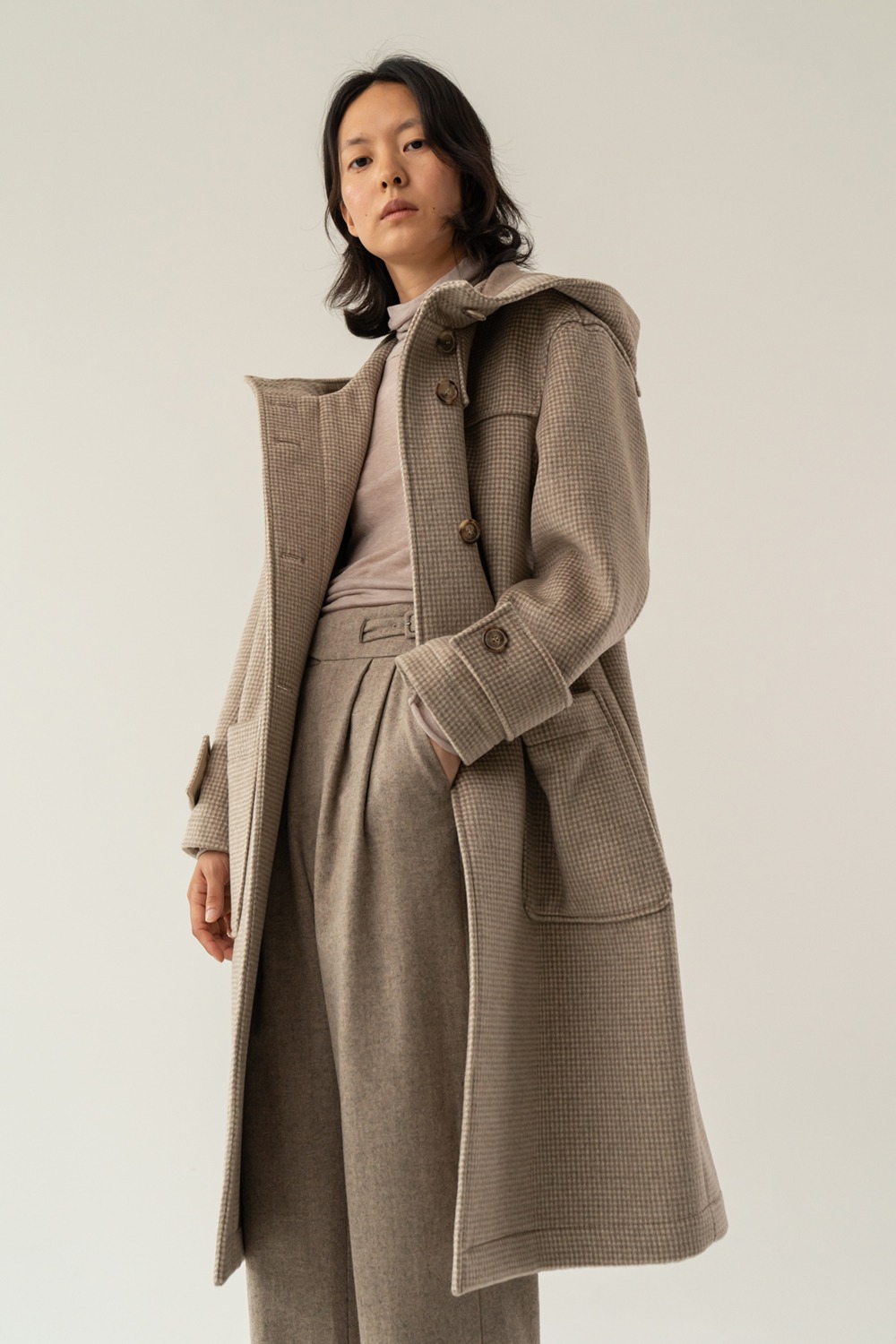Raccon douple coat