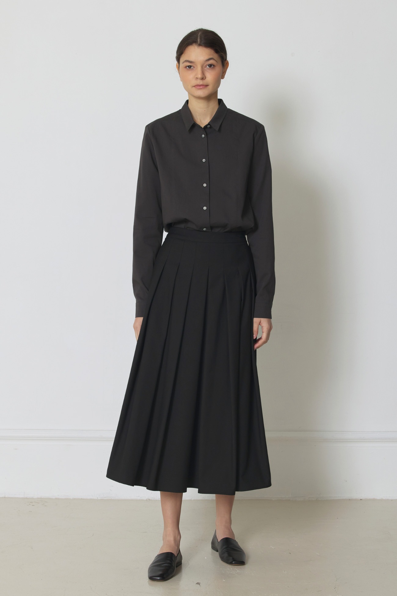 Nouveau classic skirt real black